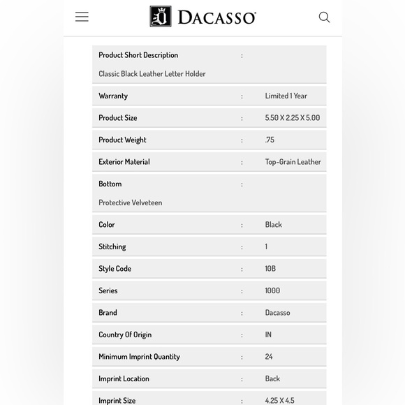 Decasso Classic Turquoise Leather Desk Set - Picture 10 of 10